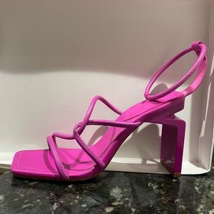 Schutz Kattien Pink Heels 6.5 NEW